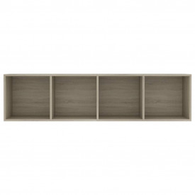 Bibliotecă/Comodă TV, stejar Sonoma, 143 x 30 x 36 cm - Img 6