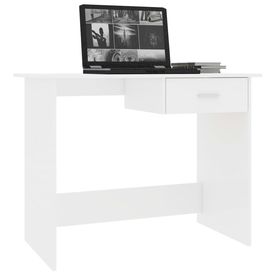 Birou, alb lucios, 100 x 50 x 76 cm, PAL - Img 2