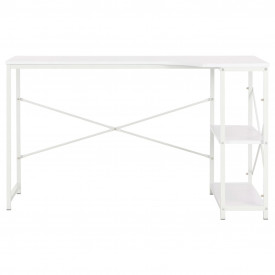 Birou de calculator, alb, 120 x 72 x 70 cm - Img 3