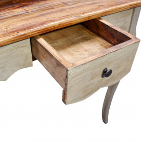 Birou de scris, lemn masiv reciclat 80 x 40 x 92 cm - Img 4