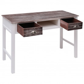 Birou de scris, maro, 110 x 45 x 76 cm, lemn - Img 2