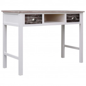Birou de scris, maro, 110 x 45 x 76 cm, lemn - Img 7
