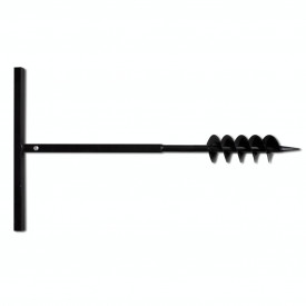 Burghiu manual găuri în pământ 100 mm cu tub prelungitor 5 m - Img 3