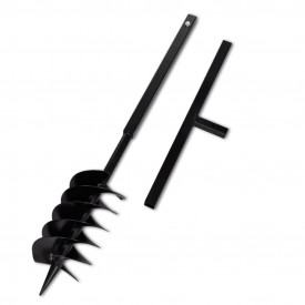 Burghiu manual găuri în pământ 150 mm cu tub prelungitor 5 m - Img 3