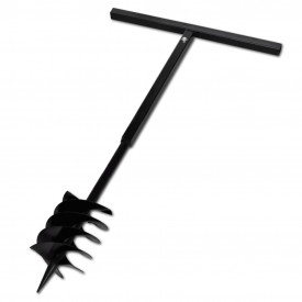 Burghiu manual găuri în pământ 180 mm cu tub prelungitor 5 m - Img 5
