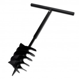 Burghiu manual găuri în pământ 200 mm cu tub prelungitor 5 m - Img 5