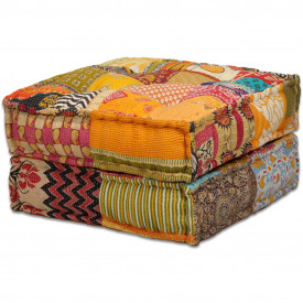Canapea pat modulară cu 4 locuri Textil Model Petice - Img 9