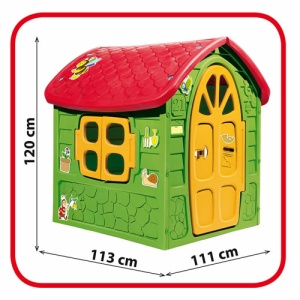 Casuta de joaca pentru copii Dohany, Verde 5075 - Img 6