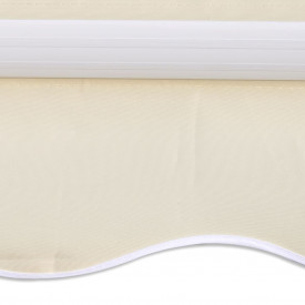 Copertină pliabilă motorizată, 400 cm, crem - Img 2