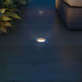 Corpuri de iluminat cu LED de exterior sol, 3 buc, rotund - Img 3