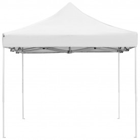 Cort de petrecere pliabil profesional, alb, 4,5x3 m, aluminiu - Img 4