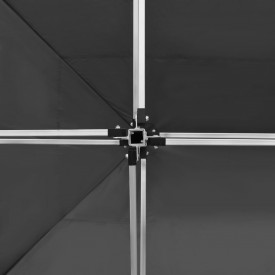 Cort de petrecere pliabil profesional antracit 4,5x3 m aluminiu - Img 6