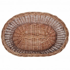 Coș pentru câini/animale de companie din salcie naturală 70 cm - Img 4