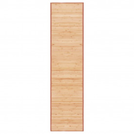 Covor din bambus, maro, 80 x 300 cm