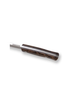 Cutit Joker Montes Outdoor, maner lemn de nuc, cu teaca piele - Img 4