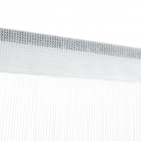 Draperii cu franjuri, 2 buc., 140 x 250 cm, alb - Img 4