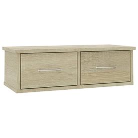 Dulap de perete cu sertare, stejar Sonoma, 60x26x18,5 cm, PAL