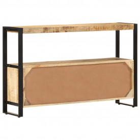 Dulap lateral, 120 x 30 x 75 cm, lemn masiv de mango - Img 3