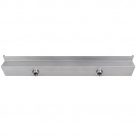 Fântână cascadă cu LED pentru piscină, din oțel inoxidabil, 90 cm - Img 6