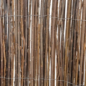 Gard din ramuri de salcie pentru grădină 300 x 100 cm - Img 2
