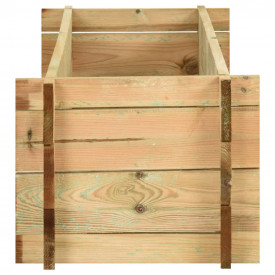 Jardinieră de legume și flori, lemn de pin tratat, 120 cm - Img 3