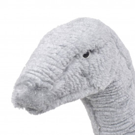 Jucărie de pluș verticală dinozaur Brachiosaurus, gri XXL - Img 3