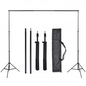 Kit studio foto cu 3 decoruri și ramă ajustabilă, 3 x 3 m - Img 5