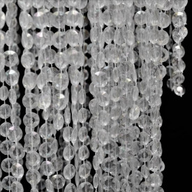 Lampă de tavan cu cristale  26 x 70 cm - Img 5