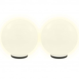 Lămpi glob cu LED, 4 buc., 40 cm, PMMA, sferic - Img 3