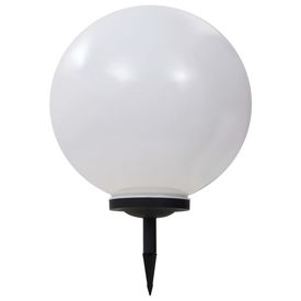 Lămpi solare de exterior, 2 buc., 40 cm, RGB, sferic, LED - Img 2