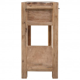 Masă consolă, 82 x 33 x 73 cm, lemn masiv de acacia - Img 4