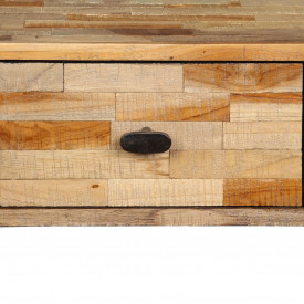 Masă consolă Lemn masiv de tec reciclat 120x30x76 cm - Img 7