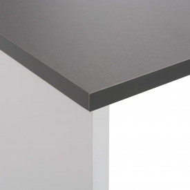 Masă de bar cu 2 blaturi, alb, 130x40x120 cm - Img 9