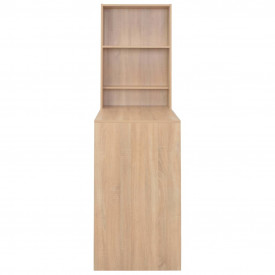Masă de bar cu dulap, stejar, 115 x 59 x 200 cm - Img 3