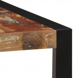 Masă de bucătărie, 160x80x75 cm, lemn masiv reciclat - Img 4