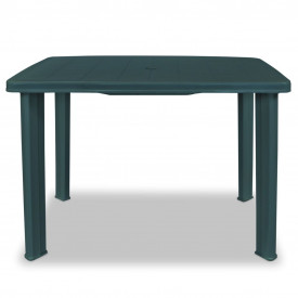 Masă de grădină 101x68x72 cm, plastic, verde - Img 2
