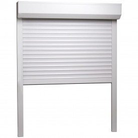 Oblon rulant, alb, 110 x 130 cm, aluminiu - Img 2