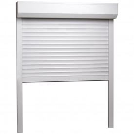 Oblon rulant, alb, 140 x 150 cm, aluminiu - Img 2