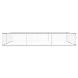 Padoc de exterior pentru câini, 6 x 6 x 1 m, oțel galvanizat