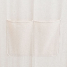 Paravan cameră, 5 panouri, crem, 200x170x4 cm, material textil - Img 4