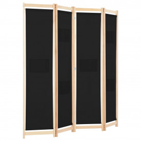 Paravan de cameră cu 3 panouri, 120x170x4 cm, textil - Img 3
