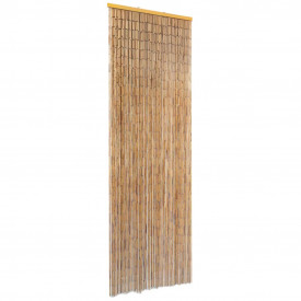 Perdea de ușă pentru insecte, bambus, 56x185 cm