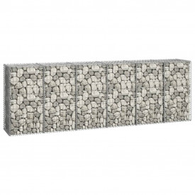 Perete gabion cu capace, 300x50x100 cm, oțel galvanizat - Img 3