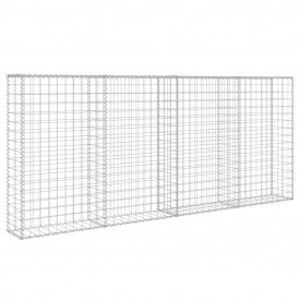 Perete gabion cu capace, oțel galvanizat, 200x20x85 cm - Img 3