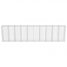 Perete gabion cu capace, oțel galvanizat, 600 x 50 x 150 cm - Img 4