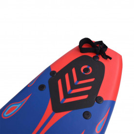Placă de surf, albastru și roșu, 170 cm - Img 5