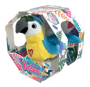 PLUS INTERACTIV HAPPY YAPPERS PAPAGAL ALBASTRU JAPHY9590-9593