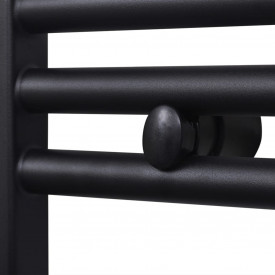 Radiator port-prosop încălzire centrală baie, drept, 500x764 mm, negru - Img 5