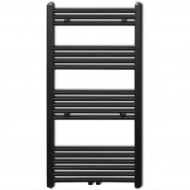 Radiator port-prosop încălzire centrală baie, drept, 600x1160mm, negru - Img 2