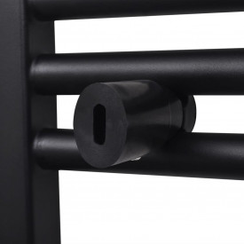 Radiator port-prosop încălzire centrală baie, drept, 600x764 mm, negru - Img 6